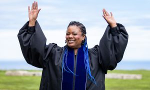 The uncommon graduate with an impetus for continued success strives to help others